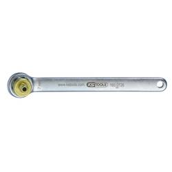 KS Tools 160.0726 Odvzdušňovací klíč brzdy, velmi krátký, 7 mm, zelený