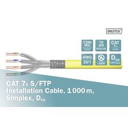 Digitus DK-1743-A-VH-10-LD ethernetový síťový kabel, CAT 7a, S/FTP, 1000 m