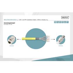 Digitus DK-1743-A-VH-10-LD ethernetový síťový kabel, CAT 7a, S/FTP, 1000 m