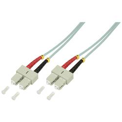 LogiLink FP3SC03 optické vlákno optické vlákno kabel 3.00 m tyrkysová [1x zástrčka SC - 1x zástrčka SC] 50/125 µ Multimode OM3