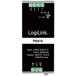 LogiLink PS0018 síťový zdroj na DIN lištu 48 V 5 A 240 W Obsah 1 ks