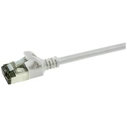 LogiLink CQ9022S RJ45 síťové kabely, propojovací kabely CAT 6A U/FTP 0.50 m šedá extrémně tenký , samozhášecí, flexibilní provedení, fóliové stínění, bez
