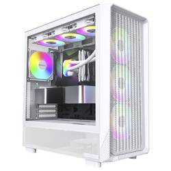 MONTECH Montech X5 PC-Gehäuse, Midi-Tower, ATX, ARGB - weiß pouzdro, PC skříň, herní pouzdro bílá