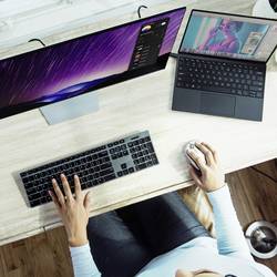 LogiLink ID0205 optická myš, přenos Bluetooth®, bezdrátový, 1600 dpi, bílá