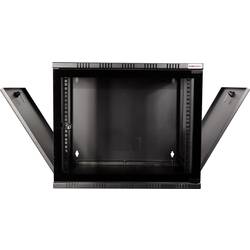 LogiLink 19 WALLMOUNT SOHO BOX 9U 540*400, BLACK, FLATPACK 19 nástěnná rozváděcí skříň (š x v x h) 540 x 456 x 400 mm 9 U černá (RAL 9005)