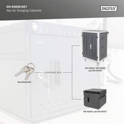 Digitus DN-45000-KEY systém nabíjení a řízení