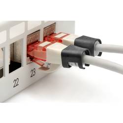 Digitus A-CC-BL barevné sponky na propojovací kabel černá 100 ks