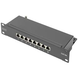 Digitus DN-91608S-EA 8 portů patch panel 254 mm (10) CAT 6A 1 U vícebarevná osazený