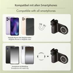 LogiLink AA0173 USB-C® stojan na mobilní telefon černá Vhodné pro mobil: alle Smartphones