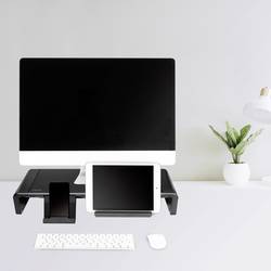LogiLink BP0140 podstavec pod monitor Rozsah výšky: 8 do 8 cm černá
