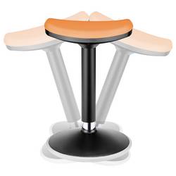 LogiLink stolička EO0071 černá, oranžová EO0071