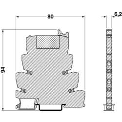Phoenix Contact PLC-RSC- 24UC/21 relé s rozhraním 24 V/DC, 24 V/AC 6 A 1 přepínací kontakt 1 ks