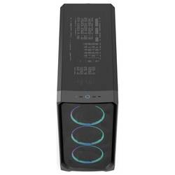Fractal Design FD-C-MES3X-04 Full Tower PC skříň černá prachový filtr, boční okno, integrované osvětlení