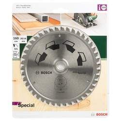 Bosch Accessories Special 2609256887 tvrdokovový pilový kotouč 160 x 20 mm Počet zubů (na palec): 42 1 ks