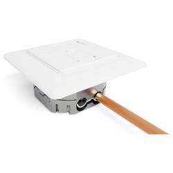 Digitus DN-9010/8-1 síťová zásuvka pod omítku panel s čelní deskou a rámečkem CAT 6A bílá