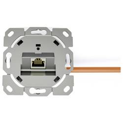 Digitus DN-9010/8-1 síťová zásuvka pod omítku panel s čelní deskou a rámečkem CAT 6A bílá