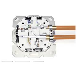 Digitus DN-9010/8-2 síťová zásuvka pod omítku panel s čelní deskou a rámečkem CAT 6A bílá