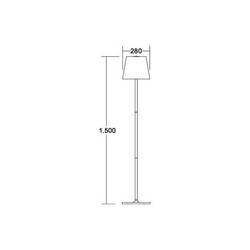 Brumberg 65101103 65101103 stojací lampa E27