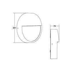 Brumberg 10137173 10137173 LED nástěnné světlo LED bílá