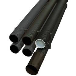 Fränkische Rohrwerke 19021160 KabuflexS1603m-St sw ochranný husí krk černá 3 m