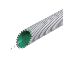 Fränkische Rohrwerke 19230075 KabuflexRplus75 gr ochranný husí krk šedá 50 m