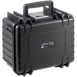 B & W International outdoor.cases Typ 2000 outdoorový kufřík, 6.6 l, (š x v x h) 270 x 215 x 165 mm, černá, 2000/B/SI