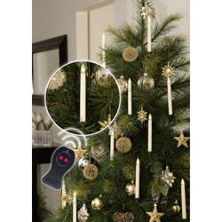 Konstsmide 1920-100 LED svíčka sada 10 ks teplá bílá (š x v) 4.9 cm x 18 cm