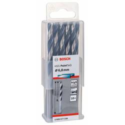 Bosch Accessories 2608577236 2608577236 HSS kovový spirálový vrták 6.8 mm Celková délka 109 mm DIN 338 válcová stopka 10 ks