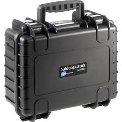 B & W International outdoor.cases Typ 3000 outdoorový kufřík, 11.7 l, (š x v x h) 365 x 150 x 235 mm, černá, 3000/B