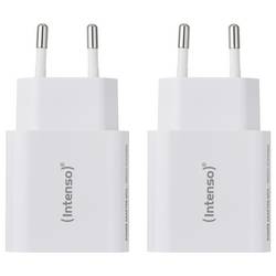 Intenso W5A white double pack Adaptér USB-C, USB A, 5 W, bílá