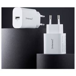 Intenso W5A white double pack Adaptér USB-C, USB A, 5 W, bílá