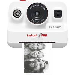 Easypix InstantFUN digitální fotoaparát s tiskem fotografií bílá integrovaný akumulátor
