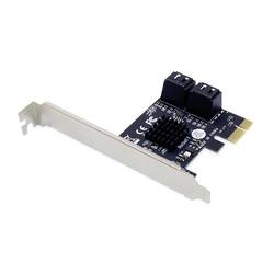 Conceptronic EMRICK 4-Port-SATA-PCIe-Adapter mit SATA-Kabel SATA řadič SATA PCIe