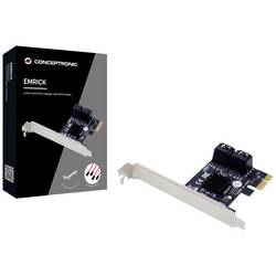 Conceptronic EMRICK 4-Port-SATA-PCIe-Adapter mit SATA-Kabel SATA řadič SATA PCIe
