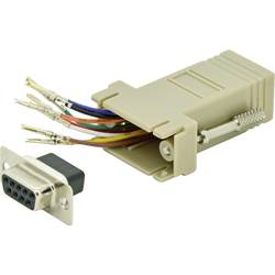 Digitus DIGITUS - RS 232 Adapter D-SUB adaptér D-SUB zásuvka 9pólová - RJ45 zásuvka 1 ks