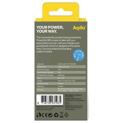 Aqiila Powerbird B5B powerbanka Li-Pol, 5000 mAh, USB-A, USB-C®, černá