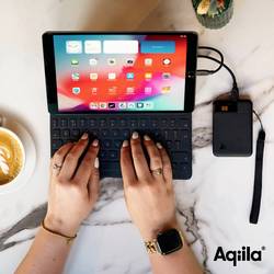 Aqiila Powerbird B5B powerbanka Li-Pol, 5000 mAh, USB-A, USB-C®, černá