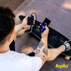 Aqiila Powerbird B5B powerbanka Li-Pol, 5000 mAh, USB-A, USB-C®, černá