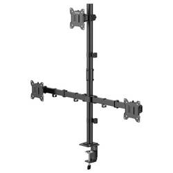 SpeaKa Professional SP-MM-231 rameno na monitory 3 Displej: (s) 43,2 cm (17) - 81,3 cm (32) černá nastavitelná výška, naklápěcí, otočný, nakláněcí