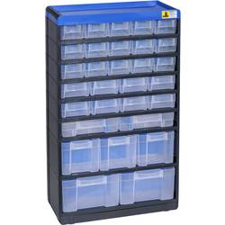 Allit 464650 zásobník na drobné díly , VarioPlus Pro 53/60, stohovatelné, (š x v x h) 300 x 525 x 135 mm, černá, modrá, 1 ks