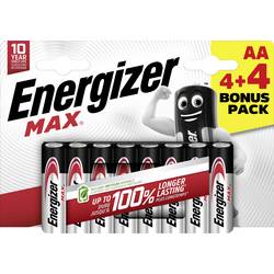 Energizer tužková baterie AA 1.5 V, 8 ks