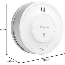 X-Sense SD19 detektor kouře vč. baterie s životností 10 let na baterii (Ø x v) 70 mm x 45 mm 1 ks
