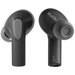 Sudio E3 Headset do uší (In Ear) Bluetooth® stereo černá Potlačení hluku headset, Nabíjecí pouzdro, dotykové ovládání