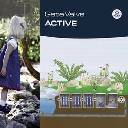 FIAP 2426 GateValve Active 90 mm uzavírací šoupátko (Ø x v) 90 mm x 300 mm 1 ks