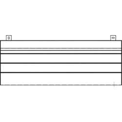 FIAP 3172 nerezový vodopád (d x š x v) 600 x 120 x 220 mm 1 ks