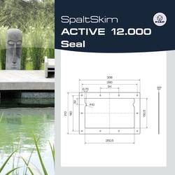 FIAP 2404-1 Náhradní těsnění skimmeru do jezírka (d x š x v) 308 x 210 x 2 mm 2 ks