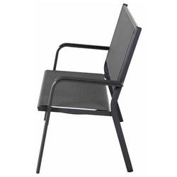 Siena Garden Tesoro M29539 zahradní lavička hliník, plast antracit (matný), černá, stříbrná