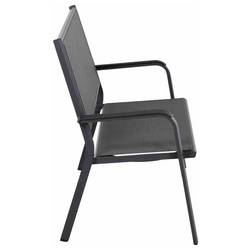 Siena Garden Tesoro M29539 zahradní lavička hliník, plast antracit (matný), černá, stříbrná