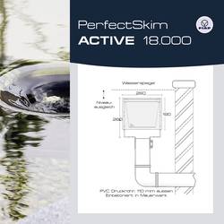 FIAP 2396 Skim Active 18.000 jezírkový skimmer (Ø x d) 300 mm x 280 mm 1 ks