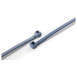 WKK 150226671, stahovací pásky, 4.80 mm, 370 mm, modrá, detekovatelné, 100 ks